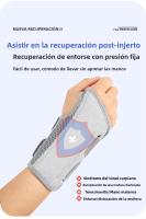 Guante De Apoyo Para Muñeca Con Doble Correa Ajustable Y Diseño Delgado Protección Contra Esfuerzos En Juntas De Dedos Y Tendón Sheath Para Adultos - details 4