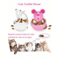 Juguete Interactivo Para Perros Y Gatos Ratón Tumbler Con Bola De Alimentos Dispositivo Antirrebandeur De Alimentos Plástico Universal - details 0