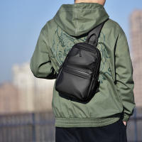Bolsa De Pecho Para Hombre Moda Tendencia Gran Capacidad Bolsa Cruzada Multi-capas Ideal Para Salir Viaje Uso Diario - details 10
