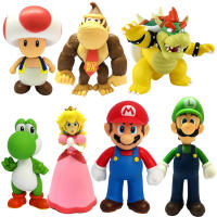 Figura De Acción Super Mario Bros 10-14CM PVC Muñecos Modelo Set Luigi Yoshi Donkey Kong Set De Mycena Para Regalos De Cumpleaños Para Niños - details 0