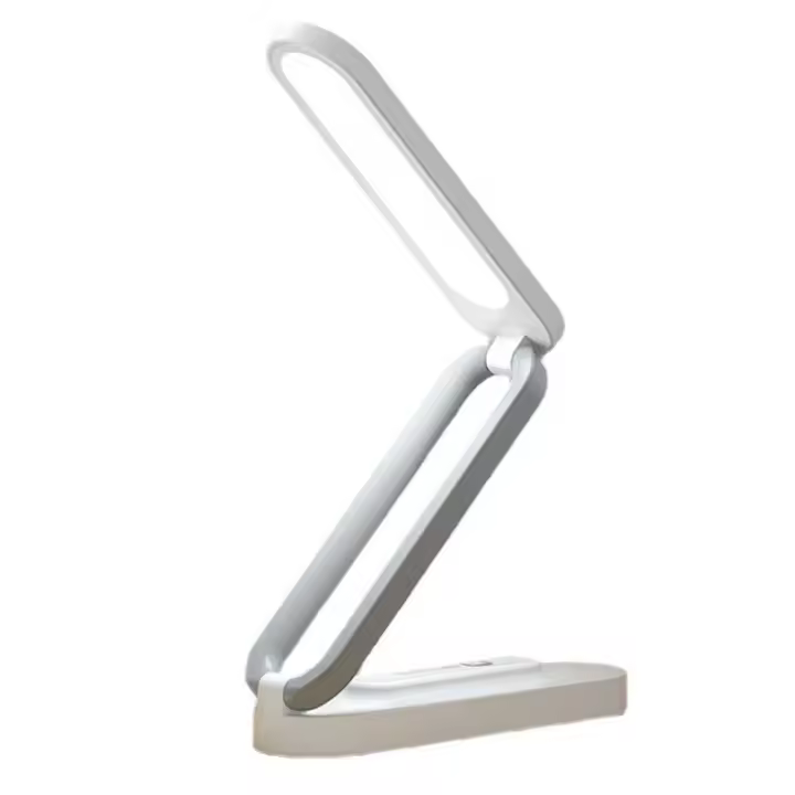 Lámpara De Mesa LED Plegable Protección Ocular 3 Niveles De Encendido Iluminación De Mesa Luz Nocturna Para Cama Y Dormitorio Recargable Moderna - 1