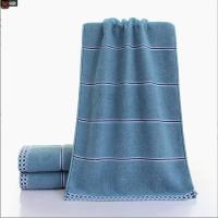 Toalla De Algodón Gruesa Para Adultos Y Niños Absorción Fuerte Color Sólido Amigable Con La Piel Toalla Universal Para Baño - details 0