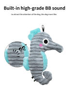 Juguetes De Peluche Para Perros Serie Tropical Marina Calamar/Araña marina/Máscara Squeaky Suaves Adecuados Para Perros Pequeños Y Grandes Entrenamiento De Mascotas - details 3
