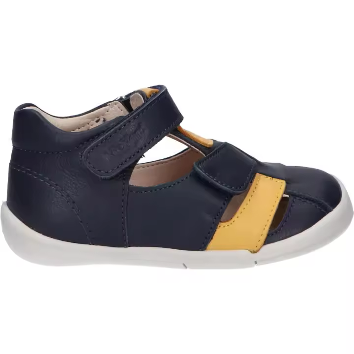 Sandalias de Niño KICKERS 858392-10 WASABOU 103 MARINE JAUNE - 1