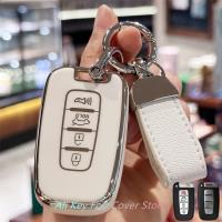 Cubierta De Llave Para Coche Lanyard De Cadena Con Llavero Para Hyundai Azera Elantra GT Equus Genesis Santa Fe Tucson Veloster Veracruz Kia 2007-2017 - details 0
