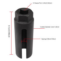 Llave De Oxygeno 22mm Con Salto Lateral Para Corte Universal Herramienta De Desmontaje Para Sensores De Oxígeno Accesorios Para Coche - details 10