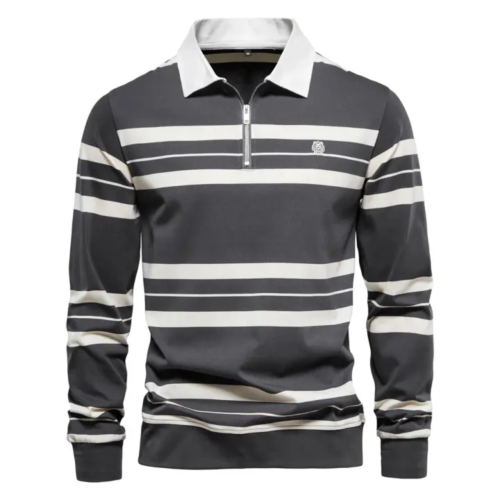Suéter cárdigan informal de otoño para hombre, suéter tejido de negocios de alta calidad, Tops de Color sólido para hombre - 1