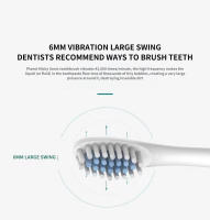 Cepillo De Dientes Eléctrico Sonic Para Adultos IPX7 Impermeable Cabeza De Cepillo DuPont Recargable Por USB Limpieza De Alta Frecuencia 6 Modos De Limpieza - details 14