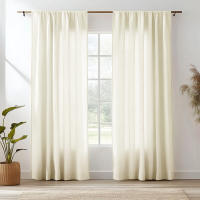 Cortinas De Lino Algodón Transparentes Para Dormitorio Y Sala De Estar Con Bolsa De Roda Filtración De Luz Estilo Europeo - details 10