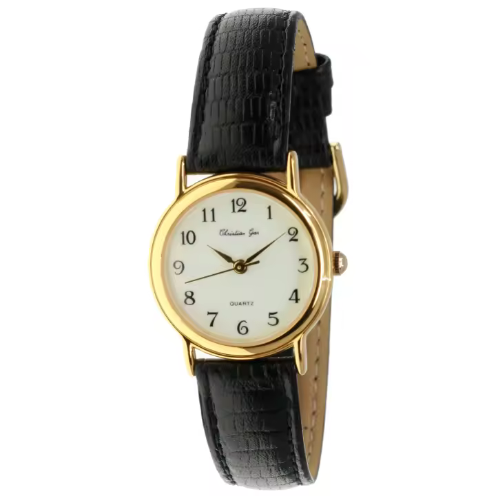 Christian Gar Cg-18168-3 Classic Reloj Para Para Mujer Color Negro - 1
