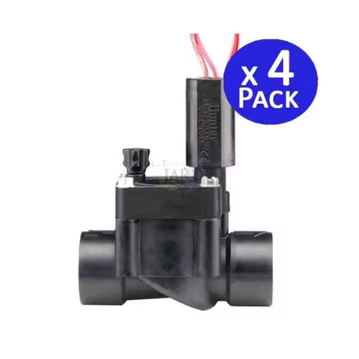 HUNTER Pack 4 Electrovalvula de riego 1'' 24V PGV-100 Hunter | Uso con programadores eléctricos - 1