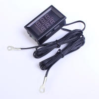 Termómetro Digital Doble Pantalla NTC Protección Metálica Impermeable Precisión Alta Para Tablero DC 4-28V Medidor De Temperatura - details 9