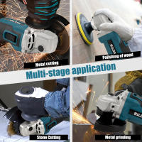 HILDA 21V Grindadora De Ángulo Sin Escobillas Máquina De Pulido Recargable Para Batería Makita Herramientas Eléctricas - details 4
