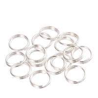 Anillos De Salto Abiertos 200pcs 6/8/10mm Anillos De Círculo Para Llaves Conectores De Anillo De Llave DIY Accesorios De Bricolaje Para Hombres Y Mujeres - details 0