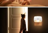 Lámpara Nocturna LED Con Sensor De Movimiento EU US Plug Para Dormitorio Toilet Hallway Kitchen Luz Nocturna Dimmerable Para Niños - details 13