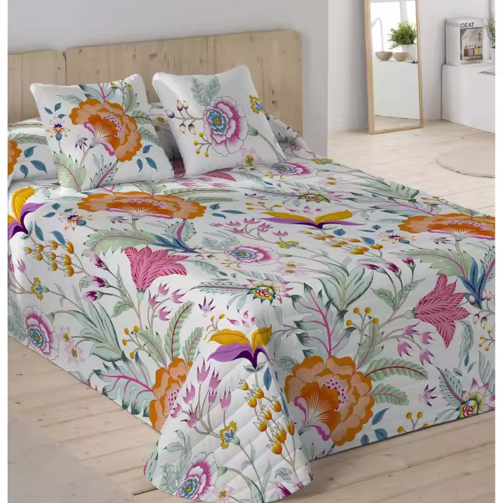 COLCHA BOUTI 100% ALGODÓN SELENA ICEHOME FABRICADO EN ESPAÑA - 1