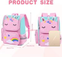 Mochila para Niños, mochila Escolar para niños, mochila de Unicornio con espalda achilchada y Correa ajustables, mochila para niños de gran capacidad, para Primaria, Jardín de Infantes - details 0