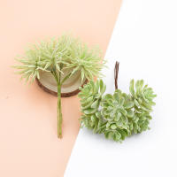 6PCS Flores De Seda Para Scrapbooking Plantas Artificiales Para Decoración De Hogar Y Boda Arboles Postizos Para Adornos Navideños Rattan Expositoras Al Aire Libre - details 8