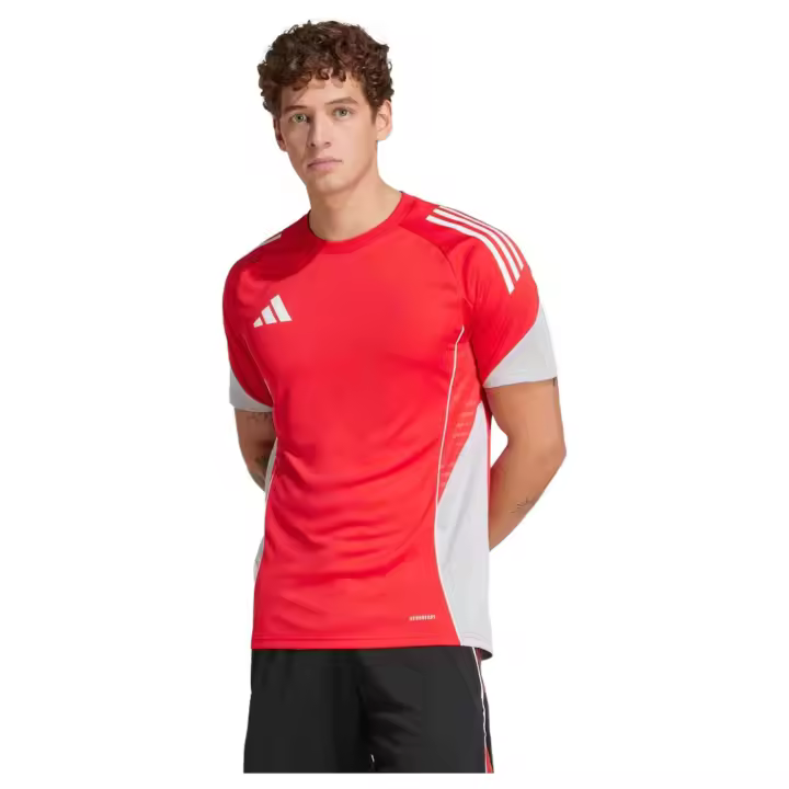Camiseta de Manga Corta Adidas Tiro25C para hombre en color rojo - 1
