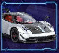 Modelo De Coche Supercar Pagani Huayra BC a Escala 1:24 Con Sonido Y Luz Juguete De Colección Para Niños Regalo De Cumpleaños - details 3