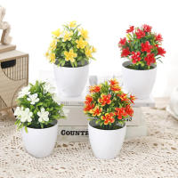 Plantas De Bonsái De Flor De Cerezo Artificial Pequeña En Plástico Para Decoración De Oficina Hogar Y Exterior Regalo De San Valentín - details 4