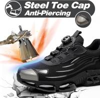Zapatos de Seguridad para Hombre Mujer Zapatillas Calzado Trabajo Ligeros Comodo Antideslizante with Puntera de Acero 36-48 EU - details 3