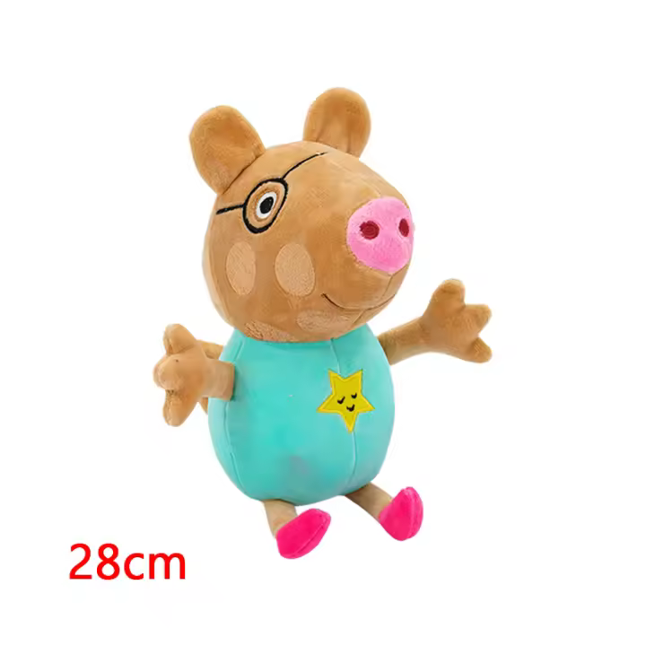 Muñeco De Peluche Peppa Pig 28cm Forever Friends Con Edmund Elefante Pedro Caballo Suzy Oveja Y Zoe Cebra Regalo De Cumpleaños Para Niños - 1