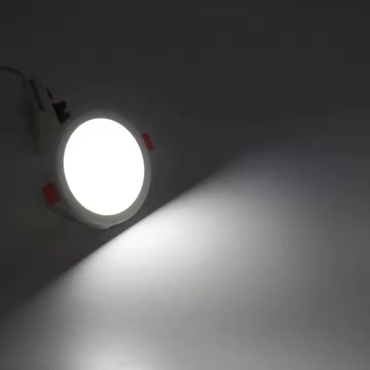 Lámpara De Panel LED Ultra Delgada Redonda/Cuadrada 6W 8W 15W 20W Aluminio Luz Baja Revestimiento De Techo Recubierto Ajustable Blanco AC 85-265V - 1