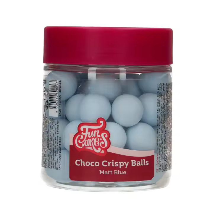 Bolas Crujientes De Chocolate Funcakes - Matt Blue (130 G) - 1