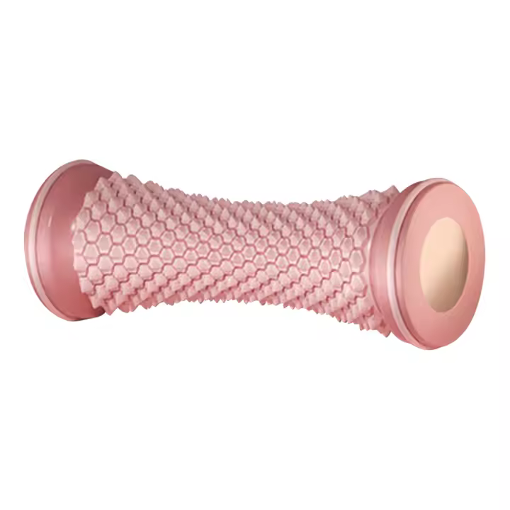 Masajeador De Pies Rolador De Yoga Para Fascia Plantar Relajación Muscular Cuidado Masajeador Manual De Plástico TPR Y ABS Tamaño 16x5x5cm - 1