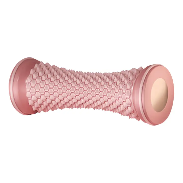 Masajeador De Pies Rolador De Yoga Para Fascia Plantar Relajación Muscular Cuidado Masajeador Manual De Plástico TPR Y ABS Tamaño 16x5x5cm - 1
