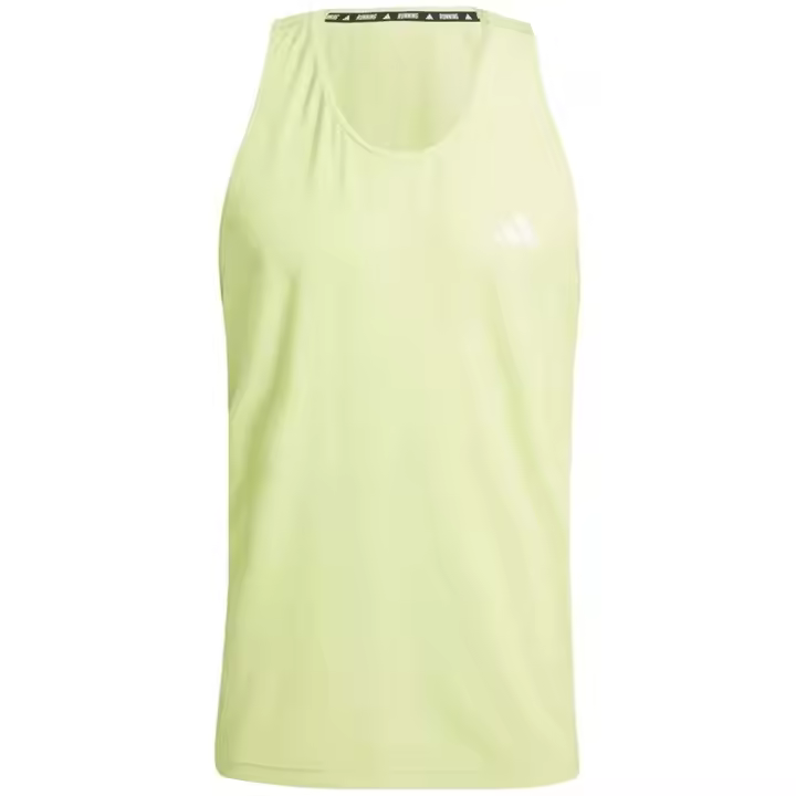 Camiseta de Tirantes Adidas Own The Run para hombre en color amarillo - 1