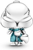 PANDORA Disney Dijes de plata de ley con diseño de La sirenita，Incluye Caja Original - details 0