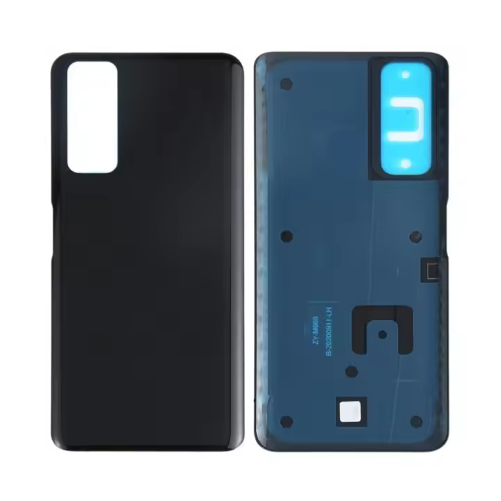 TAPA DE LA BATERIA PARA HUAWEI P SMART 2021 TRASERA REPUESTO CRISTAL NEGRO NEGRA - 1