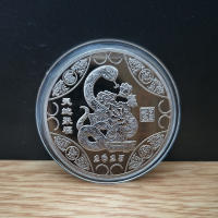 Moneda Commemorativa De Año Nuevo 2025 Serpiente Zodíaco Chino Medallas De Alivio 3D Coleccionables Monedas De Año Nuevo 1PCS - details 6