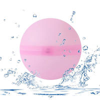 12pcs Bolas De Agua Reutilizables Para Niños Y Adultos Juegos De Piscina Balones De Silicona Para El Verano Tamaño Alrededor De 5.8*5cm - details 0