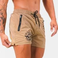 Shorts Deportivos Para Hombre Quick Dry Con Bolsillo Cremallera Para Gimnasio Y Entrenamiento En Verano Shorts De Correr Fitness Sweatpants - details 9