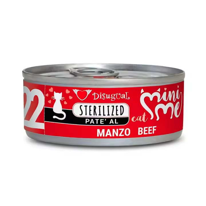 Disugual Mini-Me 22 Latas de Ternera para Gatos Esterilizados - 12 x 85gr - 1