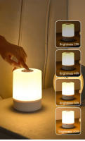 Lámpara De Noche LED Toque Recargable Para Mesa Iluminación De Dormitorio Luz Dimmable Decorativa Para Lectura Y Decoración - details 10