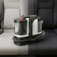 Limpiatapicerías Jocca con agua, 500W, depósito doble (1800ml limpio / 1300ml sucio), manguera 1,5m, elimina manchas, ácaros y bacterias en sofás, colchones, alfombras, cortinas. Compacto, potente y fácil de usar. Radio de limpieza 5 m. - details 2