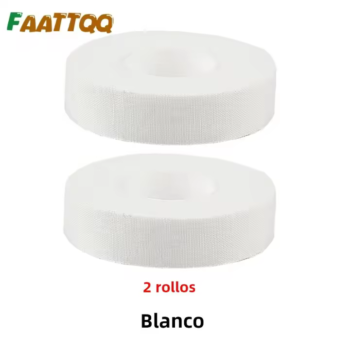 Cinta Deportiva Para Dedos Blanca 1/2/3 Rolls Sin Residuo Adhesivo Fácil De Tirar Para Escalada Jiu-Jitsu Lucha En El Suelo - 1