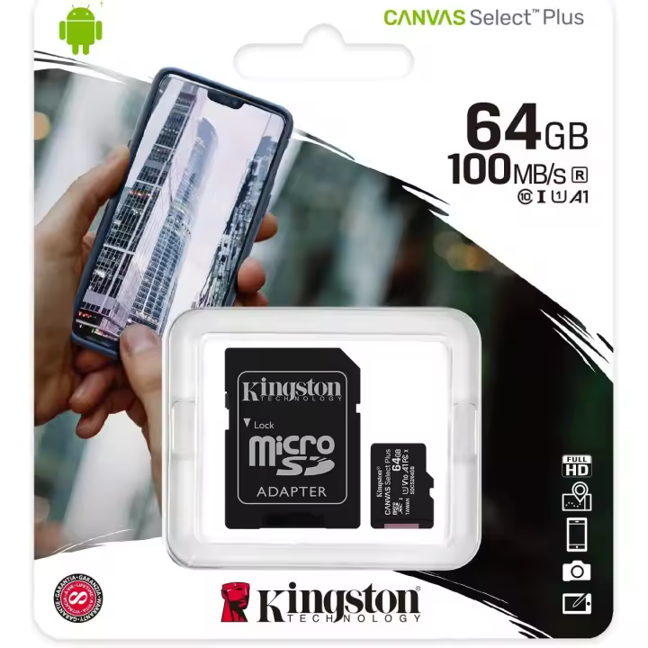 Kingston Canvas Select Plus Tarjeta microSD - 1