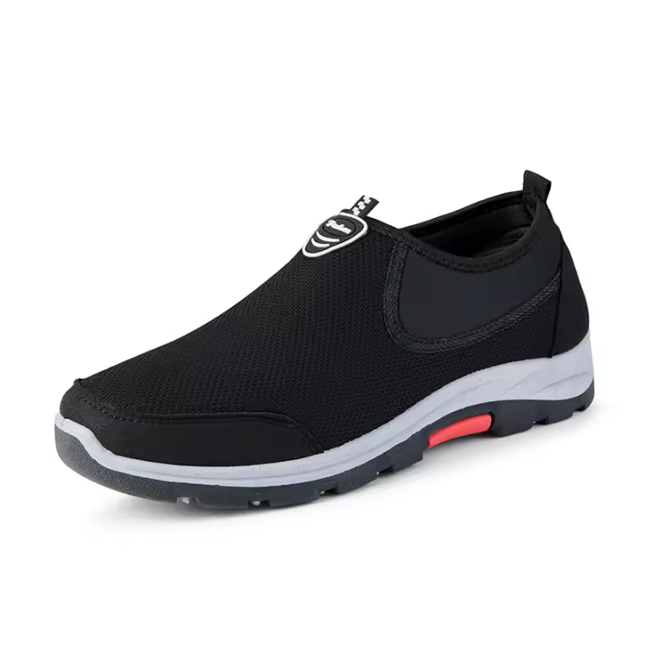 Zapatillas De Verano Para Hombre Ligera Y Transpirable Zapatillas Hombre Casuales Con Cordones Slip-on Loafers Antideslizantes Y Transpirables - 1