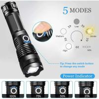 Indoor LED Ultra Powerful De 90000 Lúmenos, Internal Xhp70 Recargable USB, Antorcha Impermeable Ipx65 De Alta Potencia De 5 Modos with Bathería De 3000 Mah para Acampar, Actividades Al Aire Libre - details 1