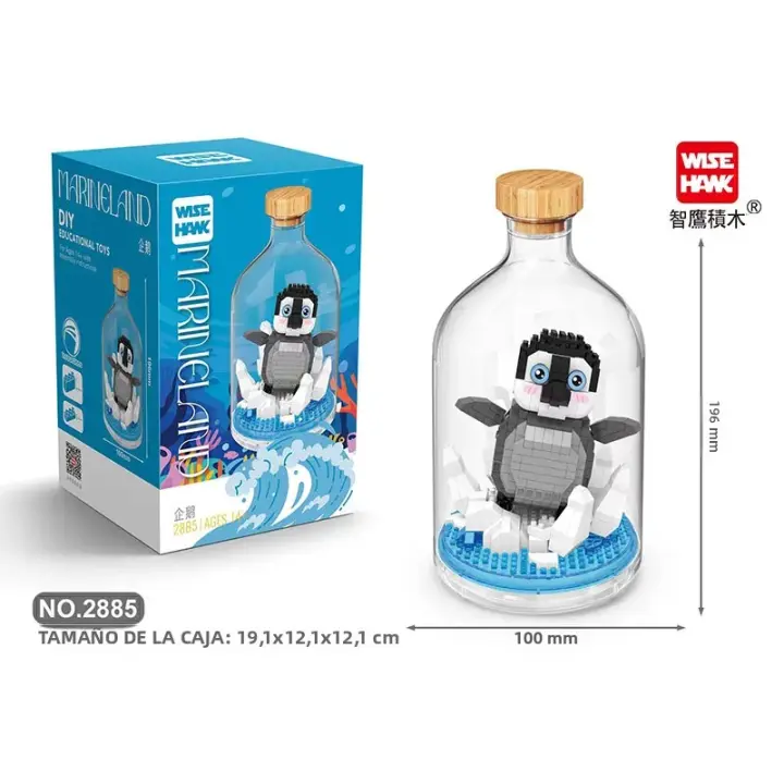 Juguetes De Bloques De Construcción Animal Del Mundo De Los Mares Con Pulpo Modelo DIY Educativo Para Niños Regalos - 1