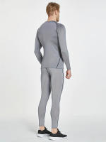 Conjunto De Entrenamiento Para Hombre 2 Piezas Compresión Respirable Térmica Conjunto De Correr Baloncesto Camiseta Y Pantalones - details 5