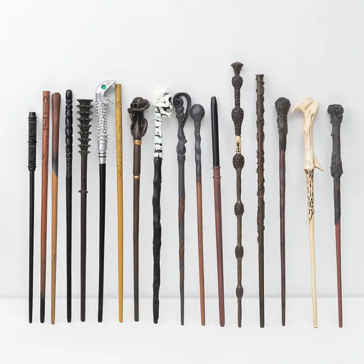 Varita Mágica De Resina Divertida 34-42cm Para Cosplay De Dumbledore Y Snape Ideal Para Niños Y Niñas Regalo De Ficción - 1