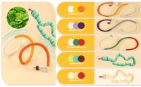 3pc, Juego De Cuerda Para Morder De Gato, Cuerda Para Moler Los Dientes De Gato, Juego Duradero De Limpieza Oral Para Gatos, Juego Masticable Para Gatos De Interior - details 3