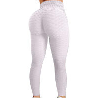 Leggings De Yoga Para Mujer Fitness Running Cintura Alta Slim Pantalones Deportivos Push up Secado Rápido Gimnasio Correr Trabajo Largo - details 21