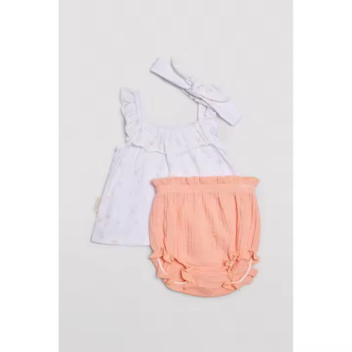 Conjunto bebé niña Estrellas de mar TALLA 9 - 36 MESES Ysabel Mora - 100% Algodón Natural - 1
